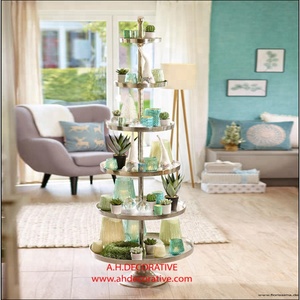 Soporte para pasteles de aluminio de <span class=keywords><strong>6</strong></span> niveles, para celebración de boda y fiesta, de lujo, Extra caro, a la venta, precio más bajo