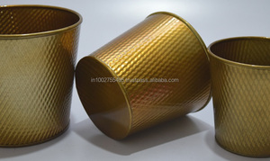 Handmade Vintage Style Galvanized Metal Planters for Home <b>Garden</b> Decoration with <b>Herb</b> <b>Pots</b> & Flower <b>Pot</b> - Product Image 2