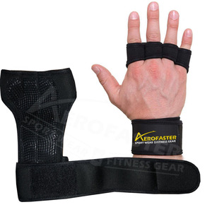 Aero Emerge Cómodos guantes de levantamiento de pesas PU Cuero Cross Training Fitness Grips Equipo fuerte Accesorios - Product Image 1