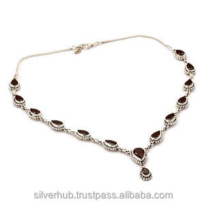 Maravilloso collar hecho a mano ahumado de Plata de Ley 925 de diseño - Product Image 1