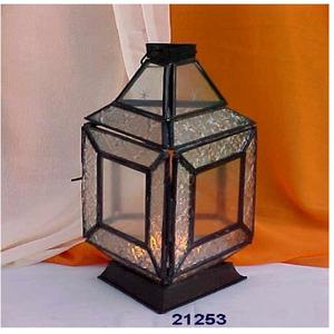 High Quality Luxury Modern Design Decorative Candle <b>Lantern</b> Antique Metal & <b>Glass</b> Geometric <b>Lantern</b> - Product Image 1