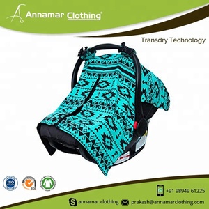 100% Organic Cotton Muslin Baby Car Seat Canopy Cover - Product Image 4