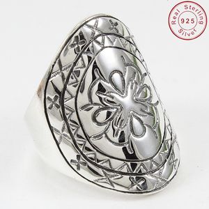 Anillo de Plata de Ley 925 clásico, joyería de plata Lisa a la moda, venta al por mayor - Product Image 2