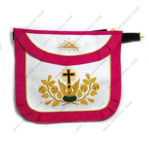 Tablier brodé en cerf, style écossais - Product Image 1