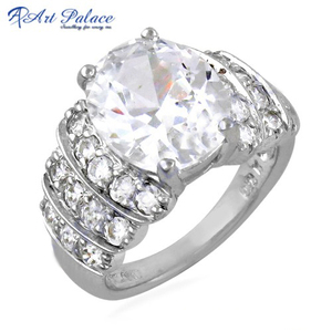 Perfecto anillo de plata esterlina 925 CZ para bodas y ocasiones de aniversario - Product Image 1