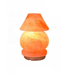 Lámpara de mesa de sal, naranja, indio - Product Image 6
