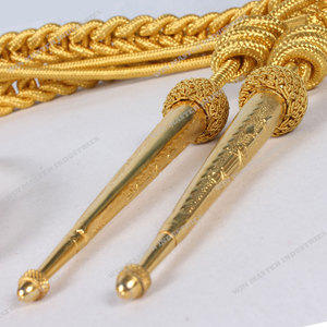 Aiguillette/Oficiales ceremoniales Infantería Aiguillette Aglet Uniforme fabricante de porcelana - Product Image 2