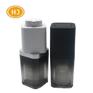 15Ml 30Ml Kem Chăm Sóc Da Bao Bì Mỹ Phẩm Rỗng Vuông Xoay Chai Không Có Không Khí