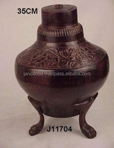 โคมไฟทองเหลืองสามขาพร้อมลวดลายดอกไม้ตกแต่งบ้าน - Product Image 3