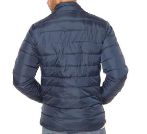 Custom Puffer Jacket Lightweight Down Jacket Outwear Puffer Down Coat Bubble Navy <b>Blue</b> - Product Image 2