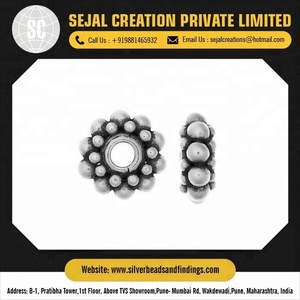 Sterling Silver <b>Spacer</b> Bead for Necklace in New Design Customization Good Quality Trending Fashion Fine Jewelry - Product Image 2