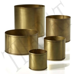 AMINAL-Florero decorativo de metal único, decoración moderna para el hogar, para bodas, a la venta - Product Image 5