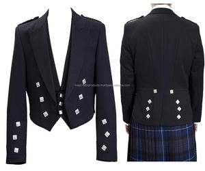 2025 hommes exigence client Logo nouveau boutonnage court unisexe Prince Charlie Kilt vestes - Product Image 3