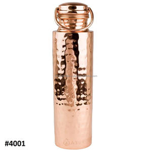 Estilo único nuevo 100% botella de agua hecha a mano de cobre beneficios para la salud Ayurveda botella de cobre gimnasio botella de cobre - Product Image 2