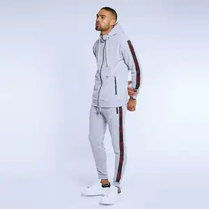 2022 Nieuwe Stijlvolle Plain Katoen Bulk Sweatsuit Mens Custom Trainingspak/Groothandel Custom Katoen Gym Kleding Sport Sportkleding Trainingspak