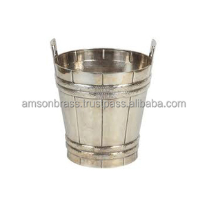 ถังทำน้ำแข็งถังทำจากโลหะแบบดั้งเดิมสำหรับใช้ในฟาร์มตู้แช่ไวน์และถังสำหรับงานปาร์ตี้ในบาร์ - Product Image 2