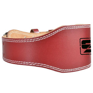 New Arrival Gym Leather Belt for <b>Weight</b> Lifting Cowhide Material Custom Logo Unisex Power <b>Training</b> Fitness Workout Support - Product Image 4