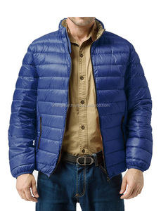 <b>Men's</b> Custom High Quality Lightweight Stand Collar <b>Puffer</b> <b>Jacket</b> - Product Image 2
