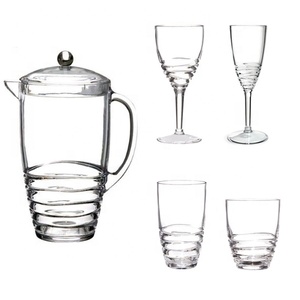 Flauta acanalada de plástico acrílico, sin BPA, 9oz - Product Image 3