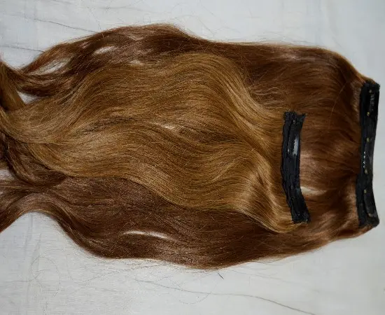 8a indian best price clip in on hair extension, real remy clip in human hair piece wavy with aqligned cuticles