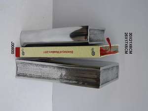 Soporte de luz de té de aluminio fundido con forma de libro de alta calidad con 6 luces de té pulidas con espejo soporte de Metal decorativo para el hogar - Product Image 3