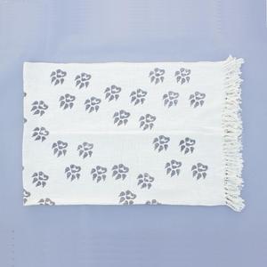 Blanc Base Bloc Imprimer De Luxe Coton Jeter Couverture pour La Décoration Intérieure En Gros Jeté pour Salon Décor - Product Image 2