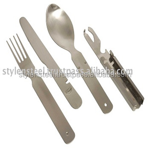 Juego de cubiertos de acero inoxidable, juego de cubiertos de acero inoxidable, material de plástico - Product Image 4