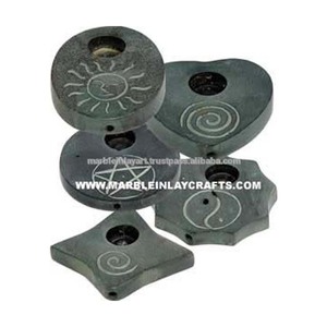 ที่ใส่เทียนทีไลท์ทำจากหินสบู่สวยงาม - Product Image 1