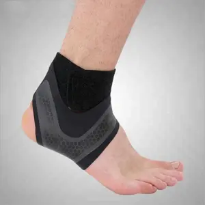 可调节透气脚踝支撑轻便支架踝关节支撑，用于运动足球脚踝包裹