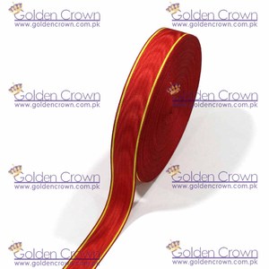 Cinta de medalla de grosgrain moiré de doble cara para insignias masónicas - Product Image 2