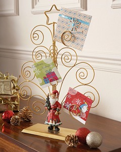 ที่ใส่การ์ดอวยพรลวดเหล็กสีดำสำหรับวันหยุดที่ใส่การ์ดรูปภาพรูปดาวติดผนังแบบโลหะ - Product Image 3