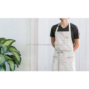 Delantales de cocina de cintura de algodón de calidad superior, accesorios de cocina hechos a medida - Product Image 3