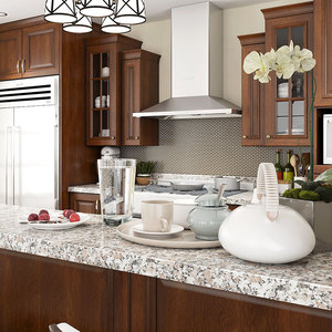 Estilo americano Mini cocina U forma de gabinete de cocina - Product Image 6