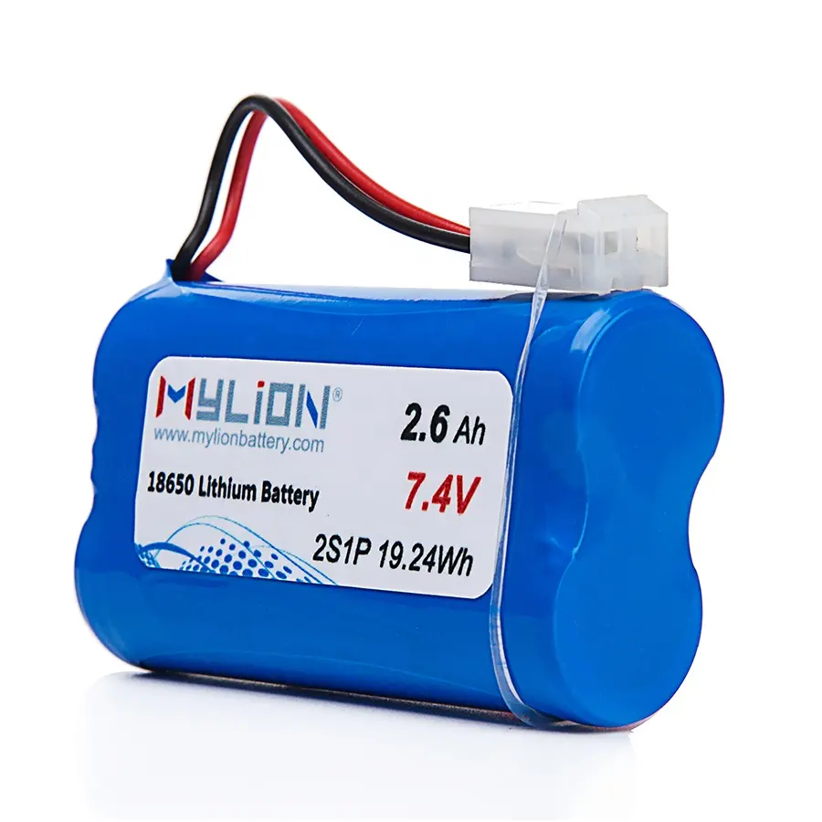 Mylion 18650 2S1P 7.4V 2600Mah Oplaadbare Lithium-Ion Accu