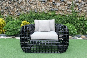 Ensemble de canapé en rotin PE synthétique, meubles d'extérieur de luxe de haute qualité pour salon - Product Image 5