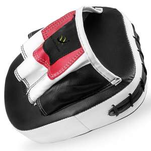 Haute Qualité Poinçonnage Cible Focus Mitaines En Cuir Durable, Meilleure Vente Boxe Courbé Focus Poinçonnage Mitaines-PU Formation Main Pads - Product Image 3