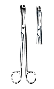 Sims forbici Uterine dritte smussate e affilate smussate tedesco acciaio inossidabile Mahersi - Product Image 2