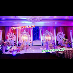 <b>Wedding</b> Stage Beautiful Backdrop <b>Props</b> Fiber Paisleys <b>Props</b> for <b>Wedding</b> Backdrop Panels Self Standing <b>Wedding</b> Backdrop Panels - Product Image 1