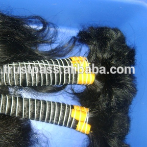 Cheveux indiens naturels en vrac, chevelure naturelle, couleur naturelle, 20 pouces, 1 pièce, simple donateur chimique, meilleure vente - Product Image 3