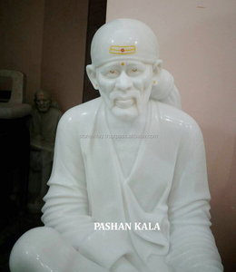 White Makrana Marble Shirdi Sai Baba Statue - Product Image 1