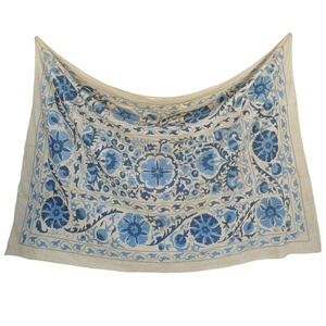 ผ้าคลุมเตียง suzani ทำด้วยมือสไตล์วินเทจปักผนังอัฟกานิสถานหายากแขวน - Product Image 1