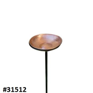 Indian Hand Hammered Pure Copper Bird Bath Deck <b>Garden</b> <b>Ornament</b> Metal Bird Bath - Product Image 6