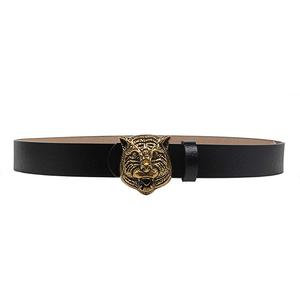 Cinturón de cuero de vaca estilo casual para mujer con hebilla de aleación - Product Image 4