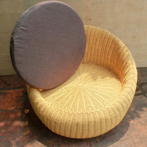 Vintage Rattan Lounge Chair From Vietnam - Product Image 4