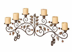 Candélabre de support en métal de fer avec la base de rectangle support de vaisselle de décoration de mariage de la meilleure qualité pour le support élégant de bougie de décoration - Product Image 2