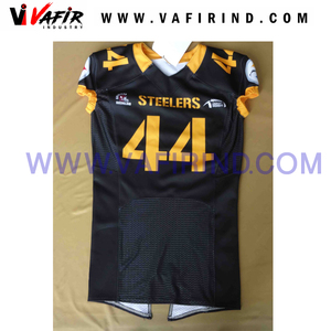 Uniformes de football américain pour jeunes, ensembles de ballon et de nouveau style, vêtements de football américain, en sergé, vente en gros - Product Image 2