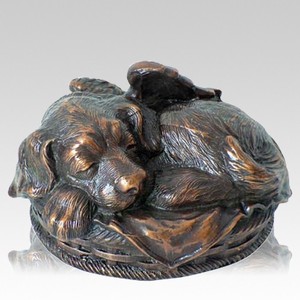 <b>Dog</b> Pet Angel Aluminum Funeral <b>Urn</b> Funeral Supplies Brassworld India - Product Image 6