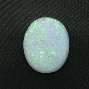Opale doublet 18x13mm cabochon ovale 14 cts pierres précieuses en vrac pour bijoux - Product Image 1