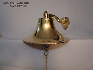 Laiton brillant finition Cloche de Navire - Product Image 6