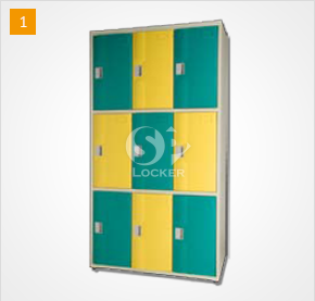 Multi Tiered Different Size ABS Plastic Locker Combination - Product Image 3